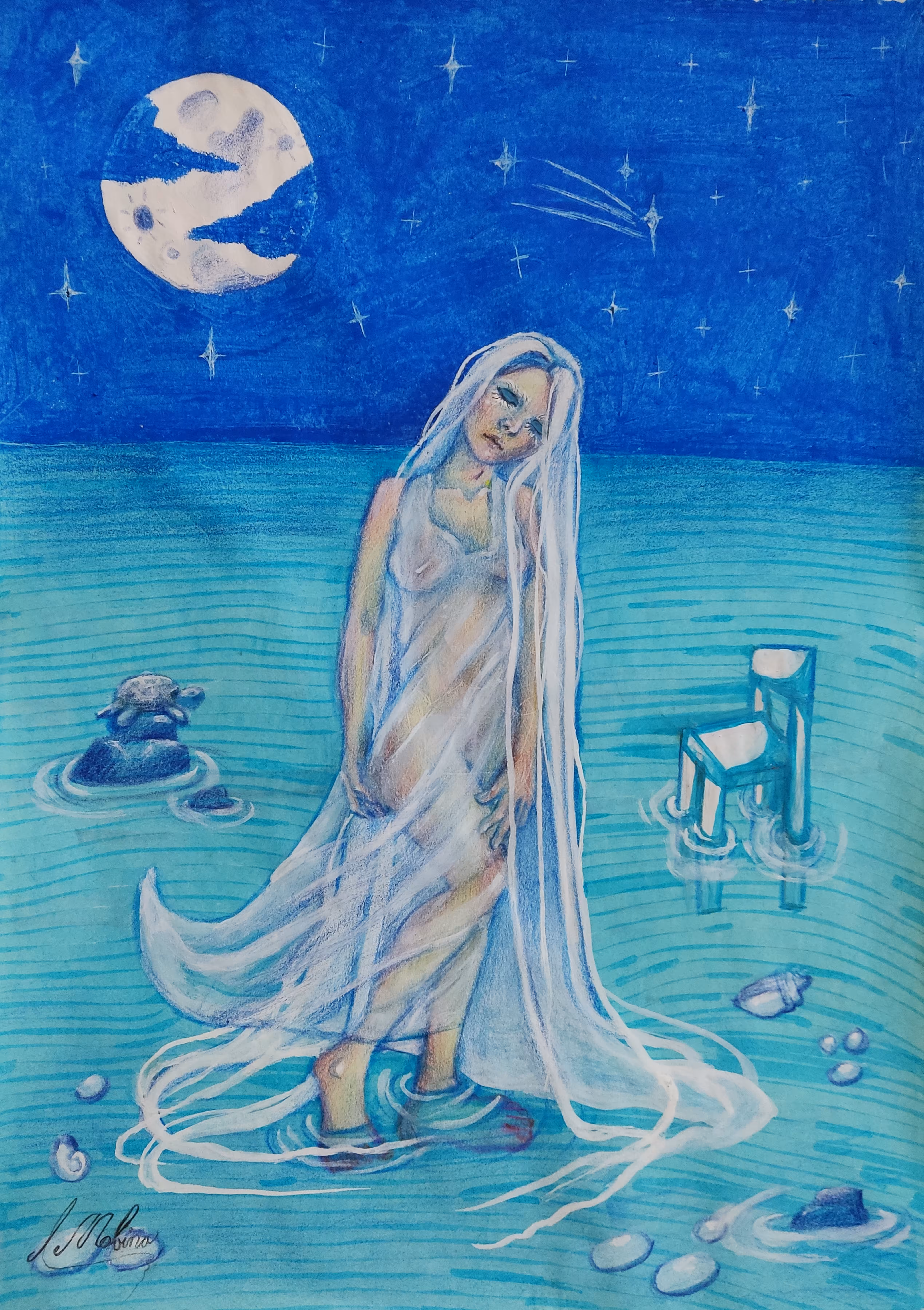 Silent blue