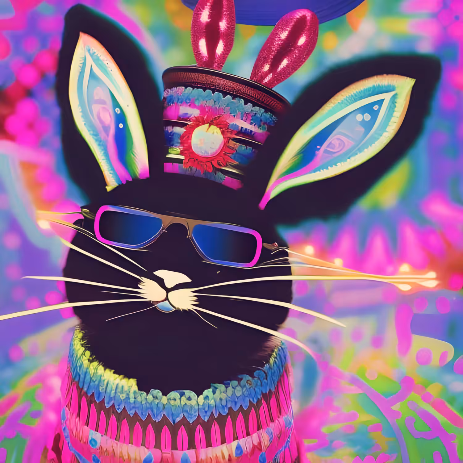Trippy Happy Bunny #1