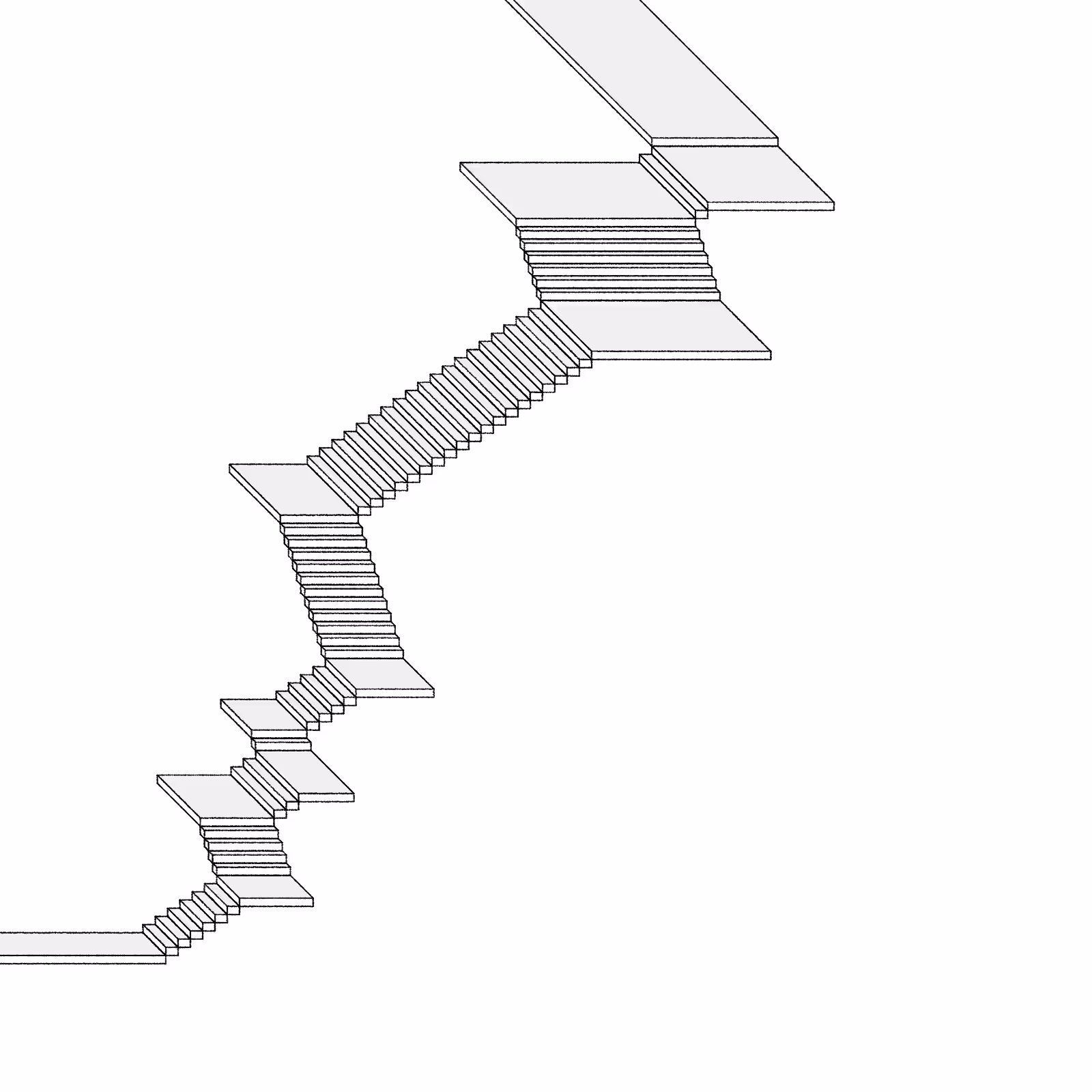 Stairs in a room #74