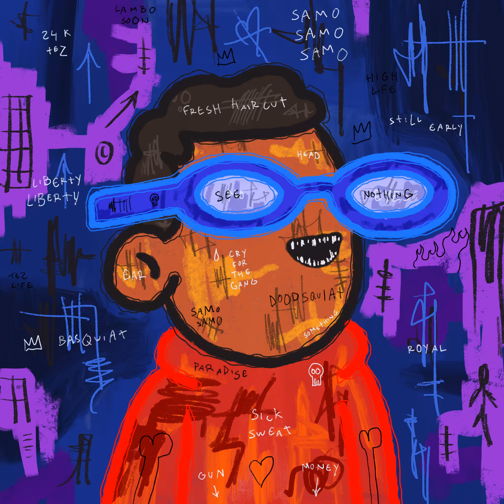 Doodlesquiat #30
