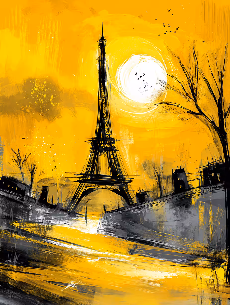 Eiffel Sunset 