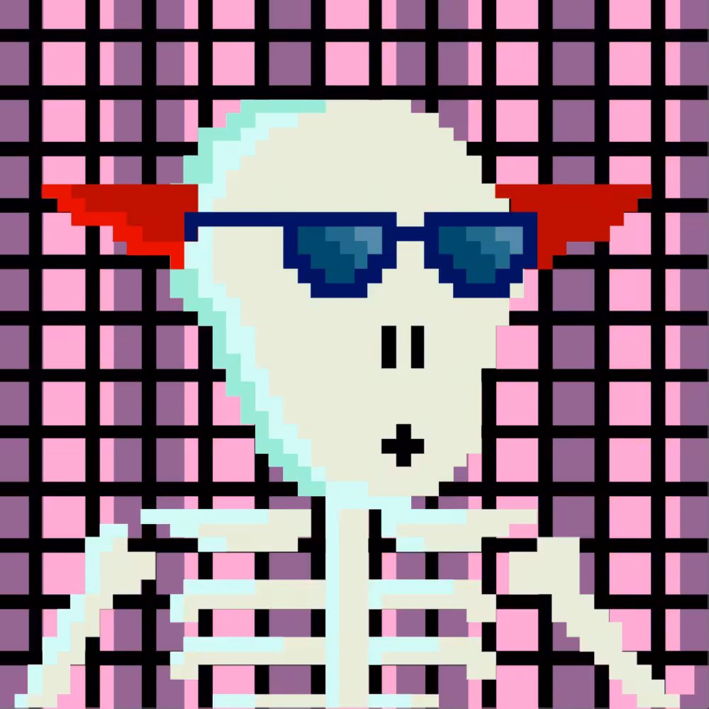 PIXEL SKULLETTI 1 #117