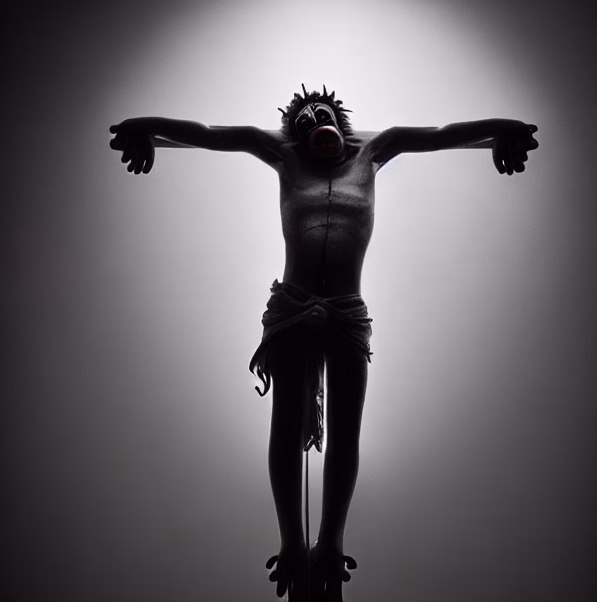 Crucified clown #2