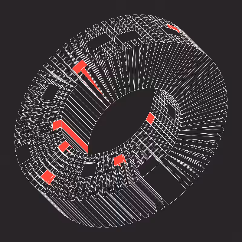 Ex Mobius (Neon Red) #17