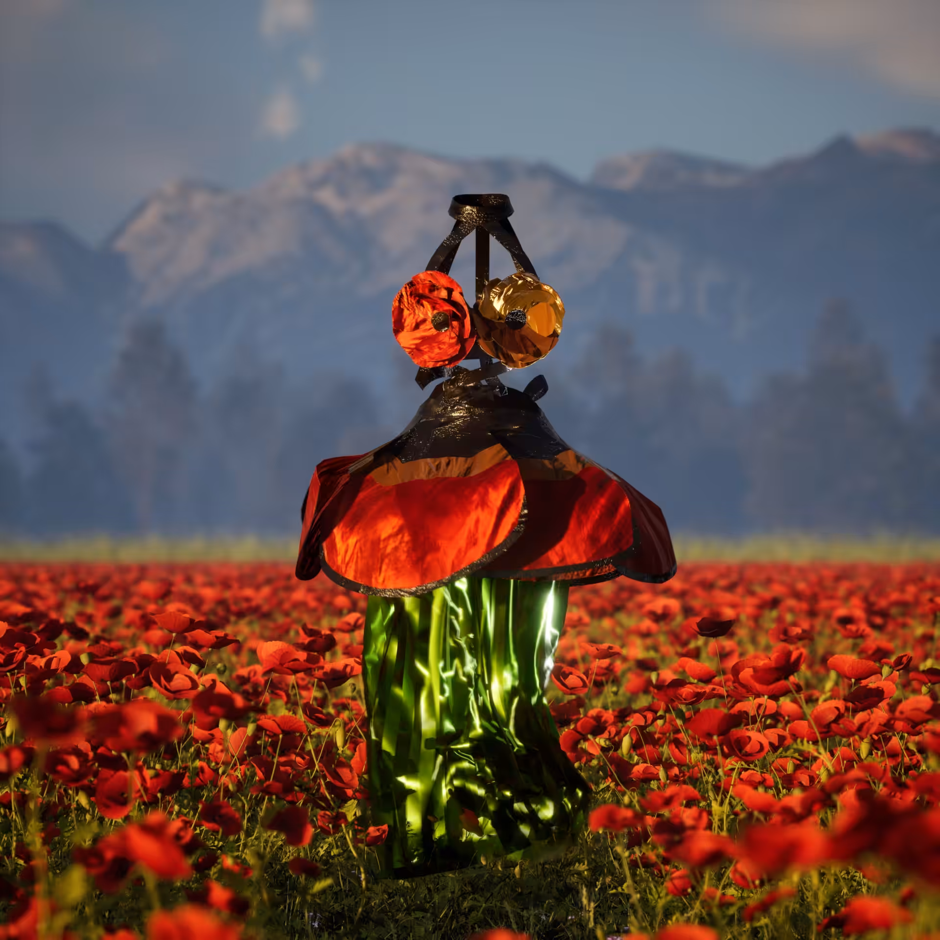 Poppy Field Dress #1