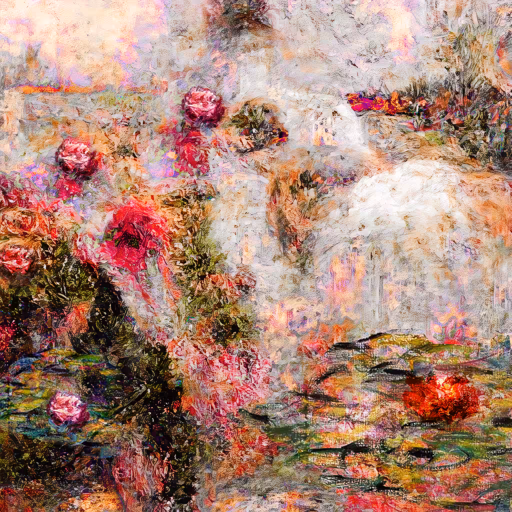  Nymphéas en Fleur 