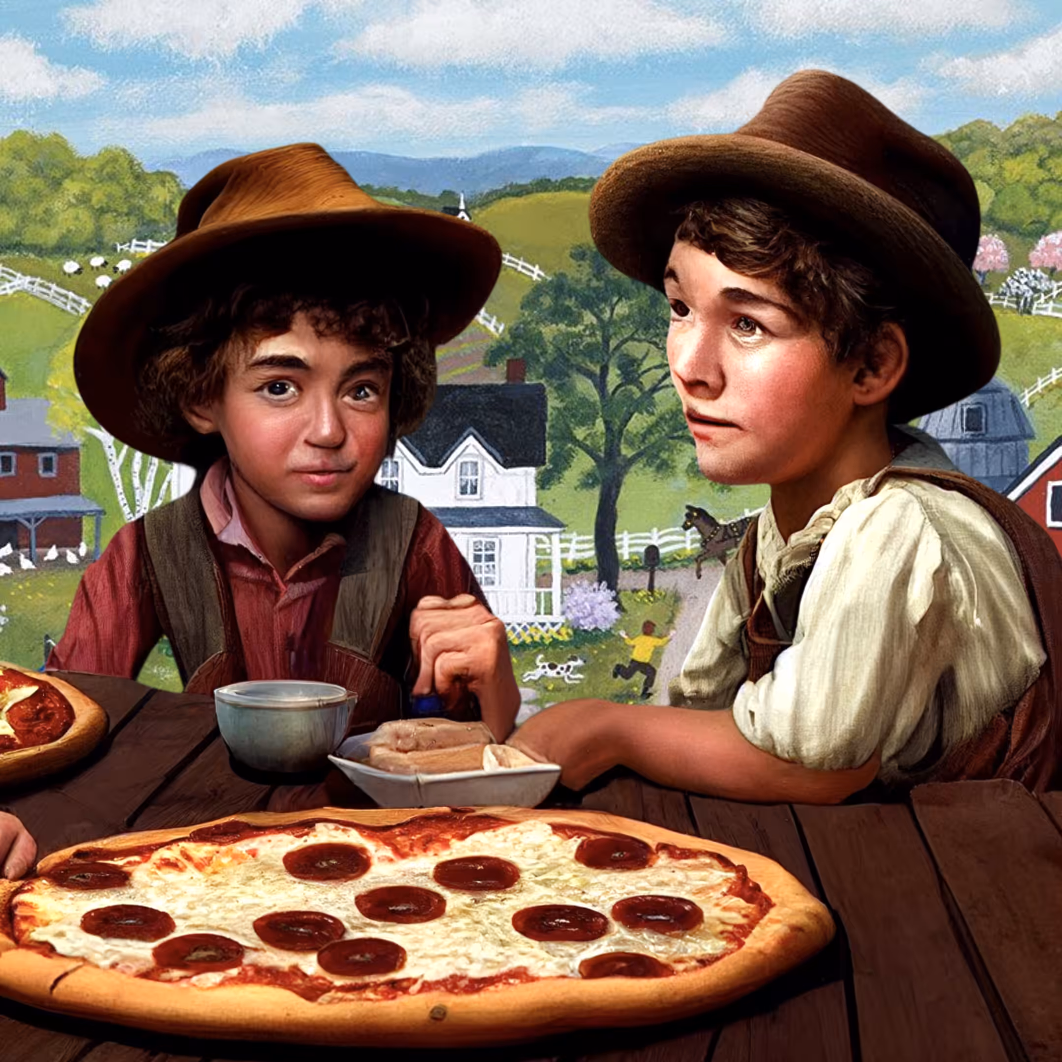 Tom and Huck