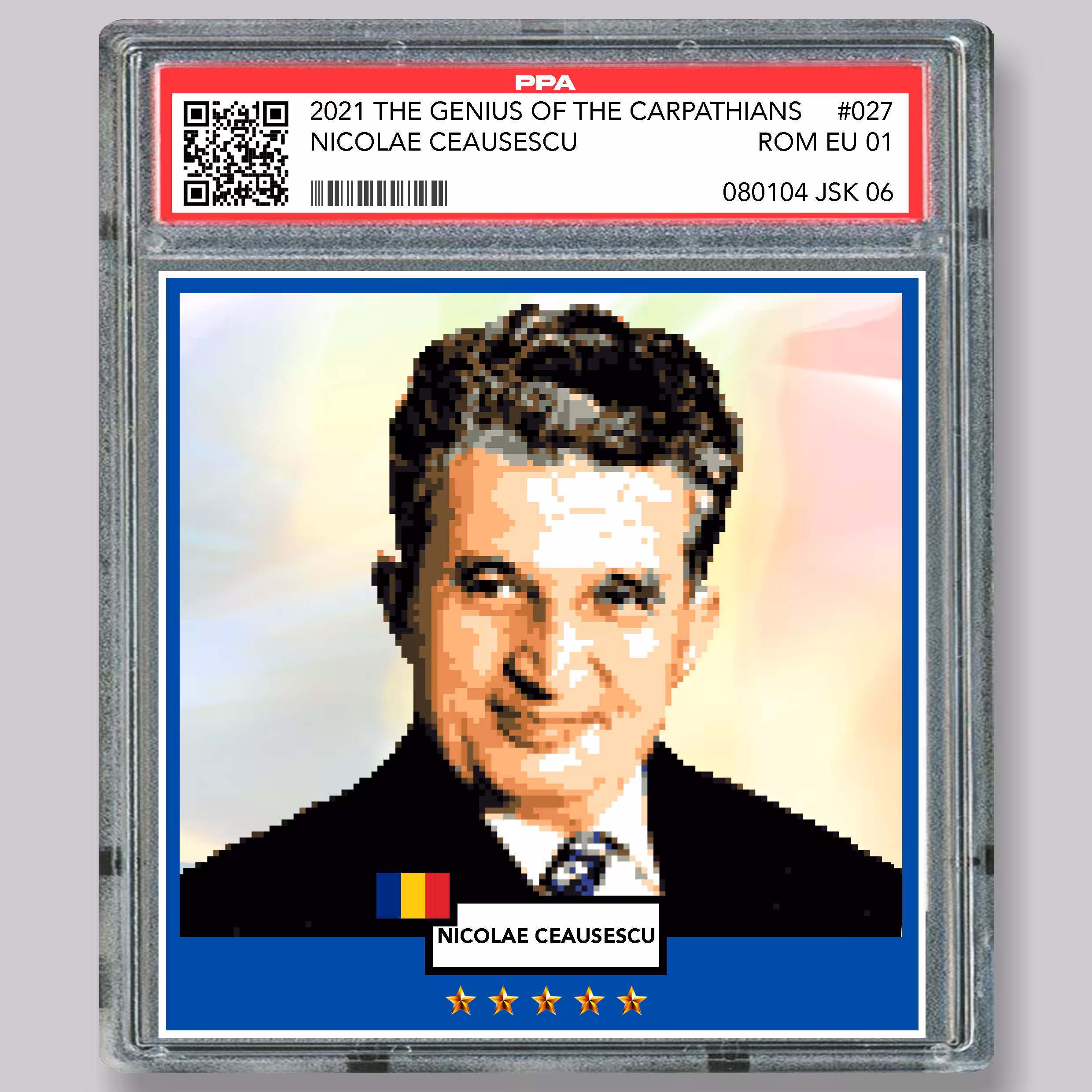 027  Nicolae Ceausescu "The genius of the Carpathians"