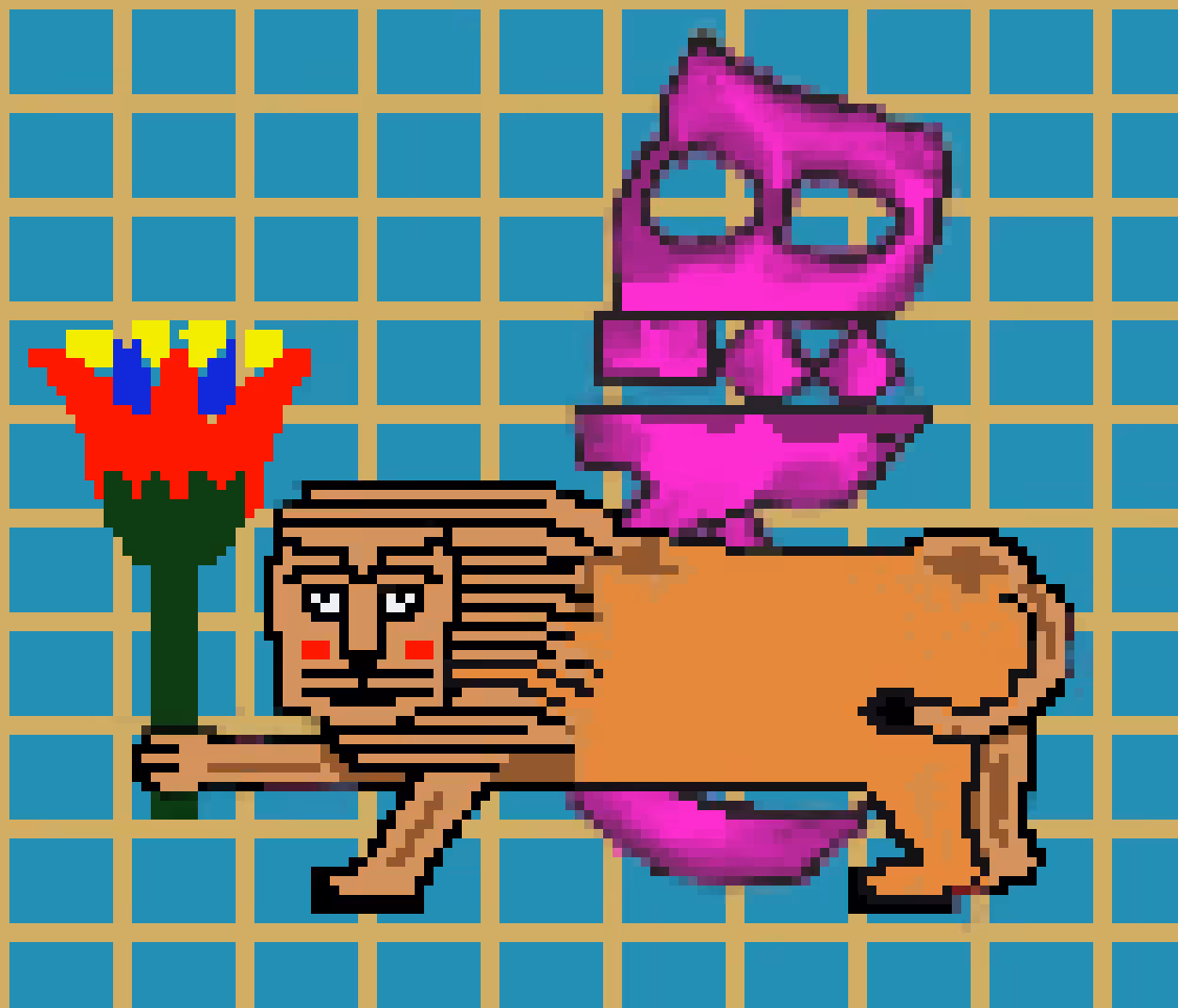 the traditional lion and nothing