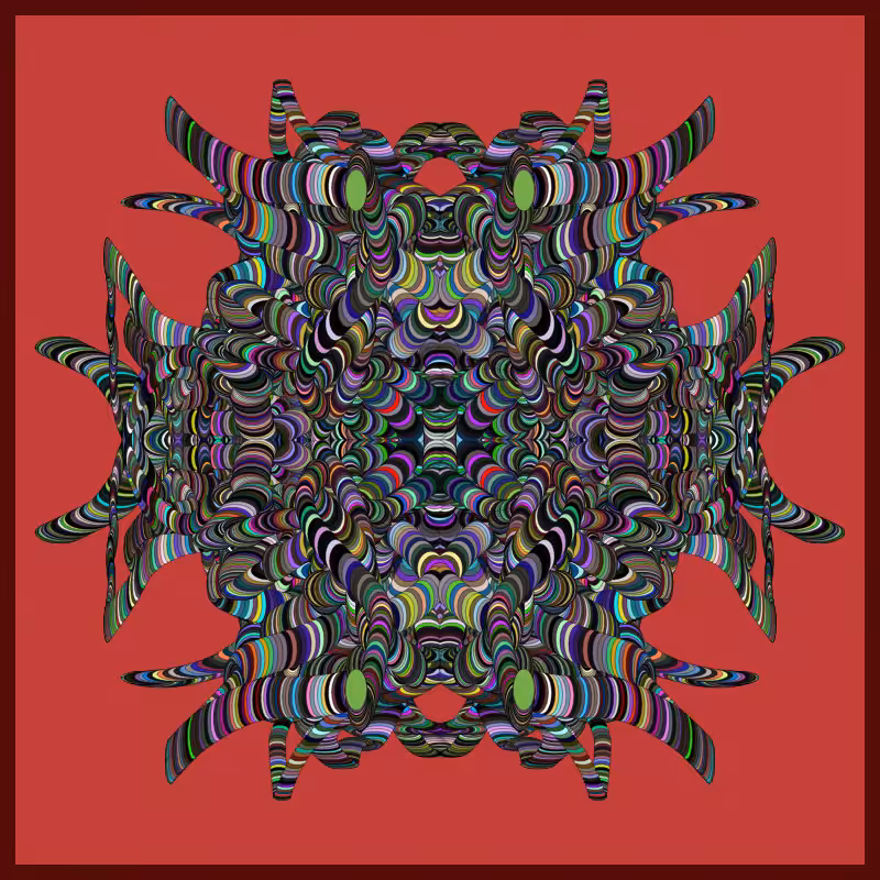Symmetric Perlinized Ellipse #5