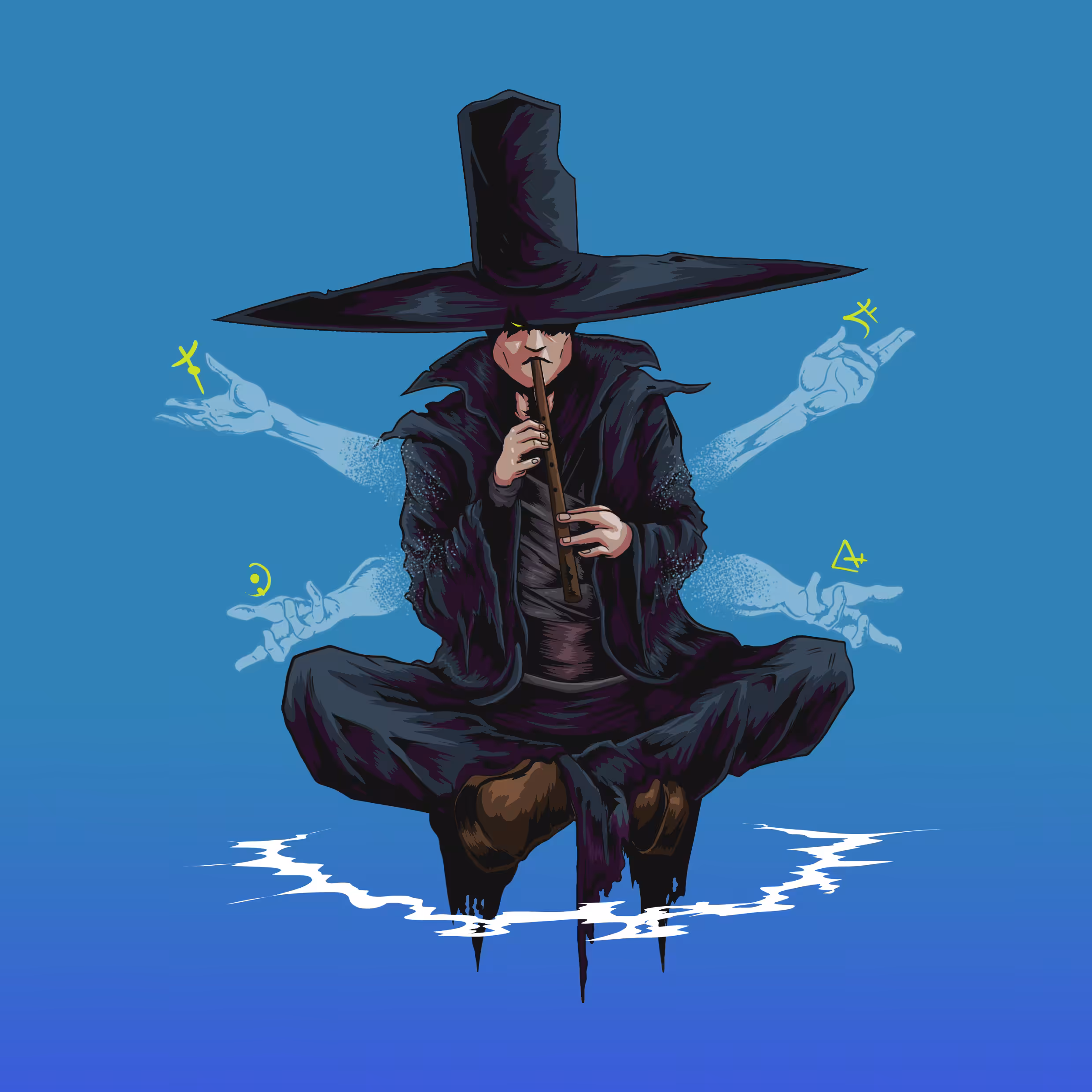 Spell Flute Wizard