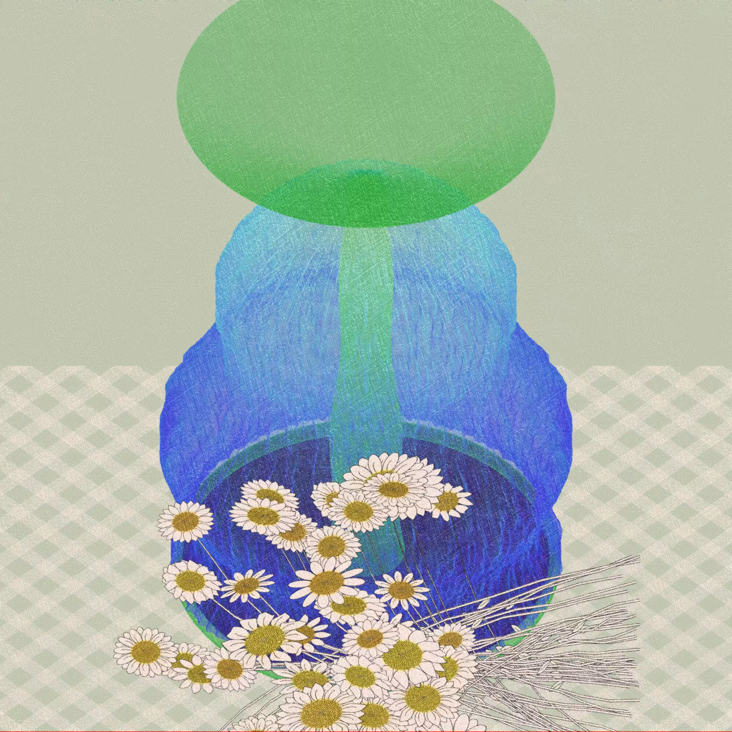 Vases and Daisies #23