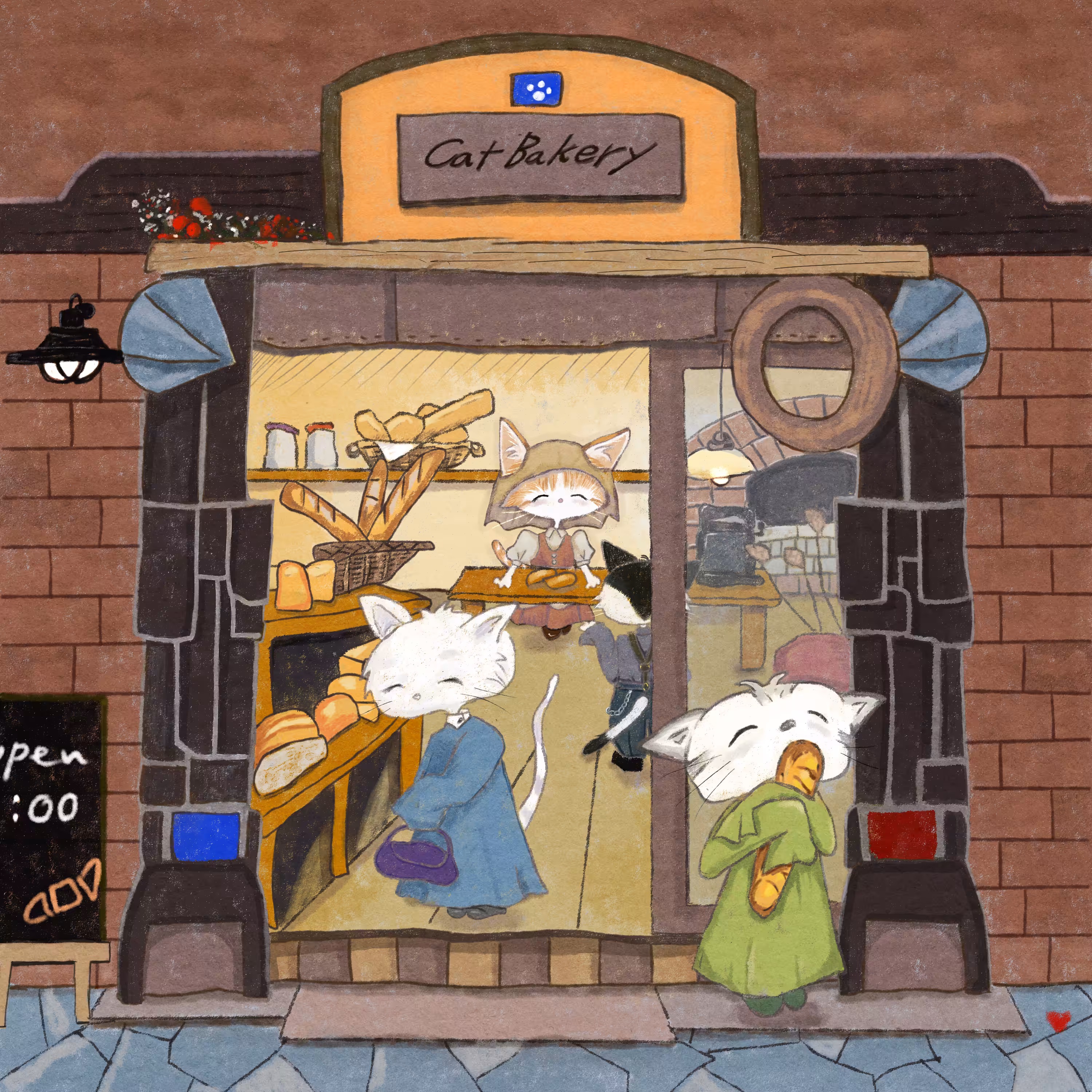 JivaCAT Artworks #10:CatBakery