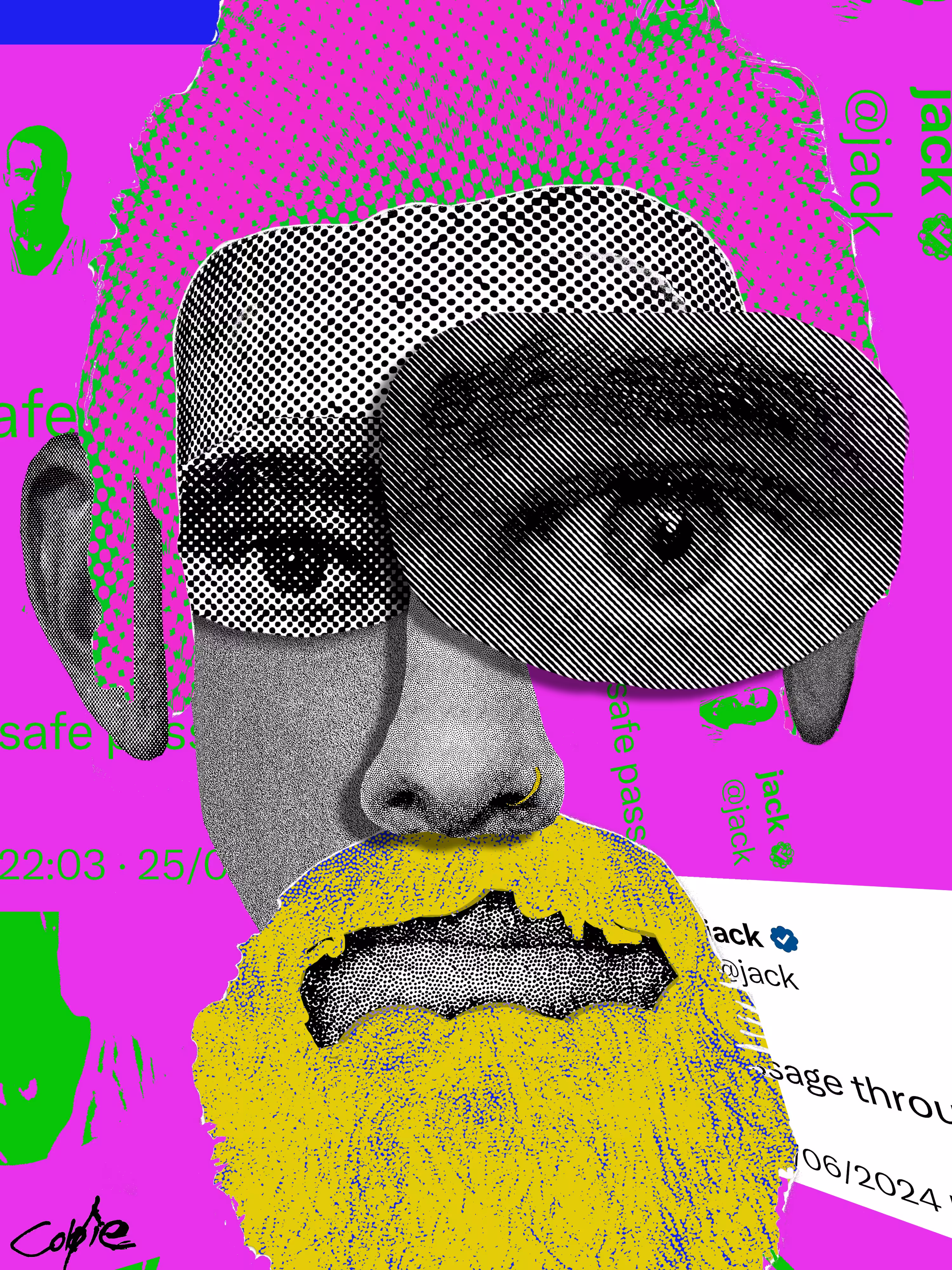 Jack Dorsey - Decentral Eyes - Safe Passage Variant - 19/240