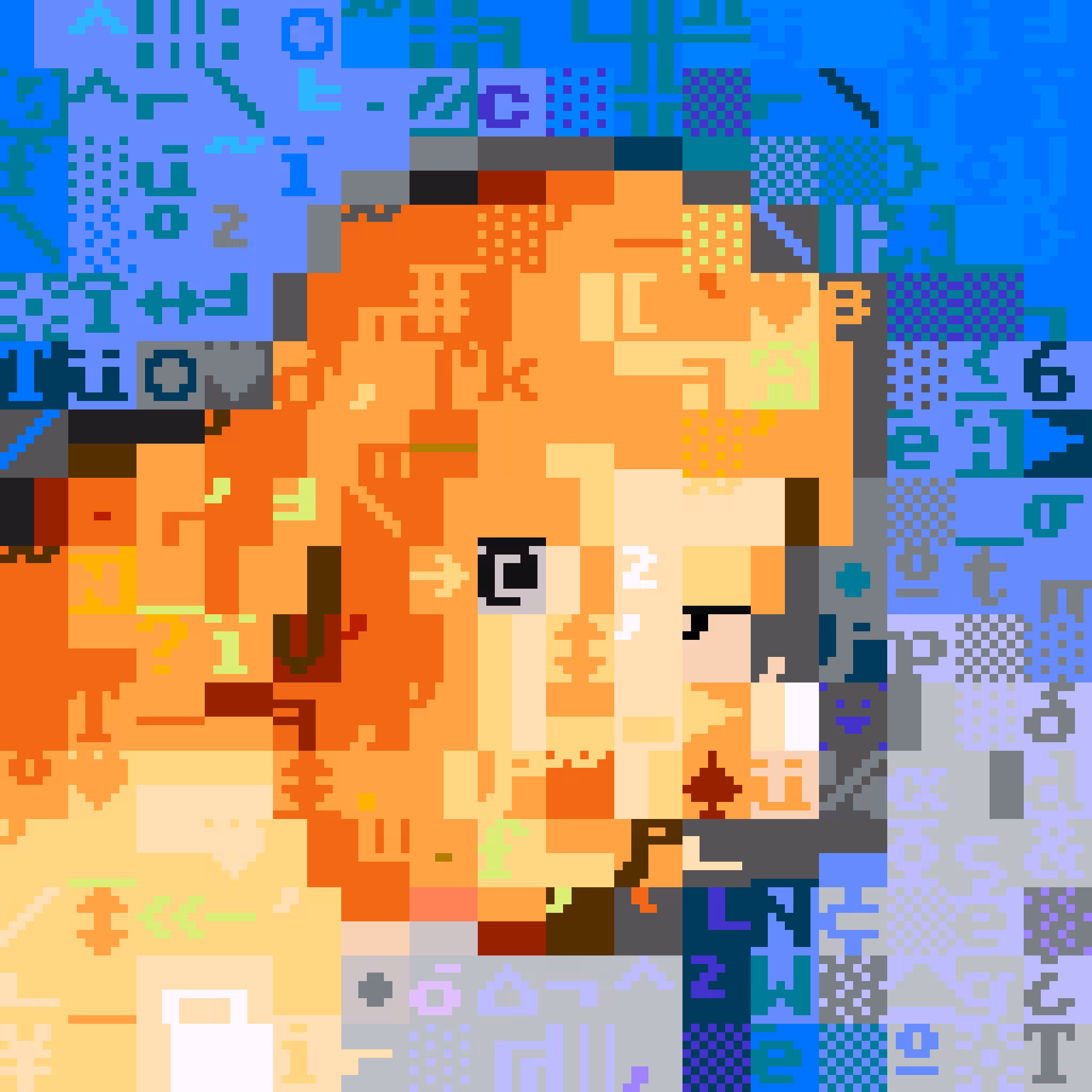 DOS-up girl #020