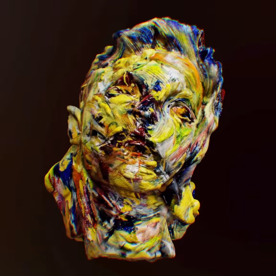 Jaeyeol Han Sculptures: Deathmask #9 - Passersby, David