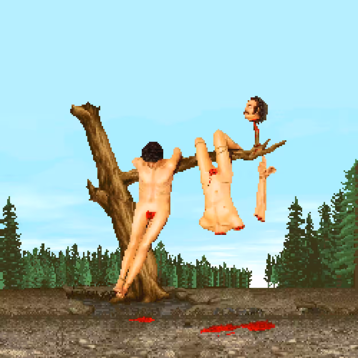 A heroic feat! With dead men! 