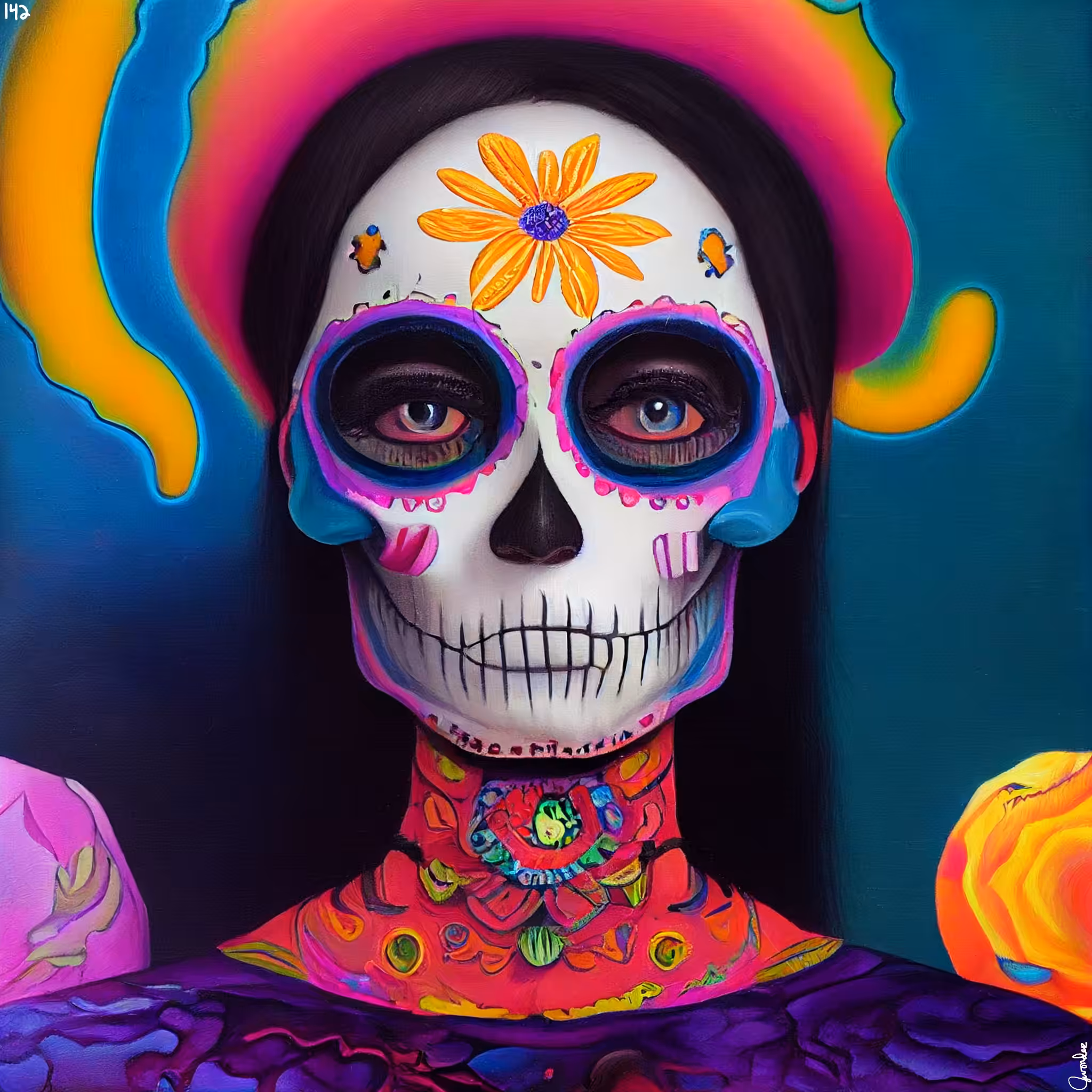 sugar skull #142
