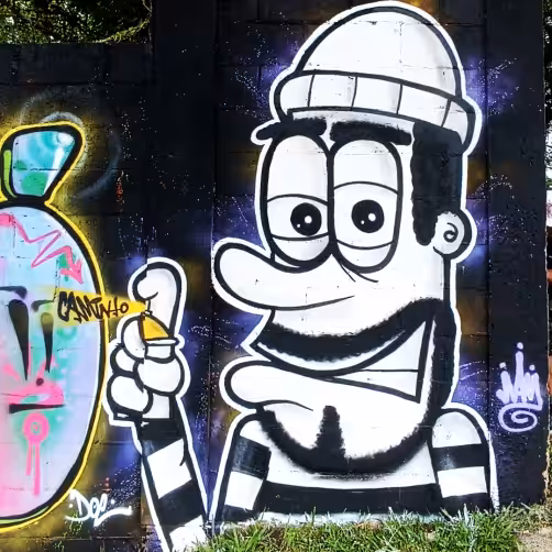 Cartoon prisoner