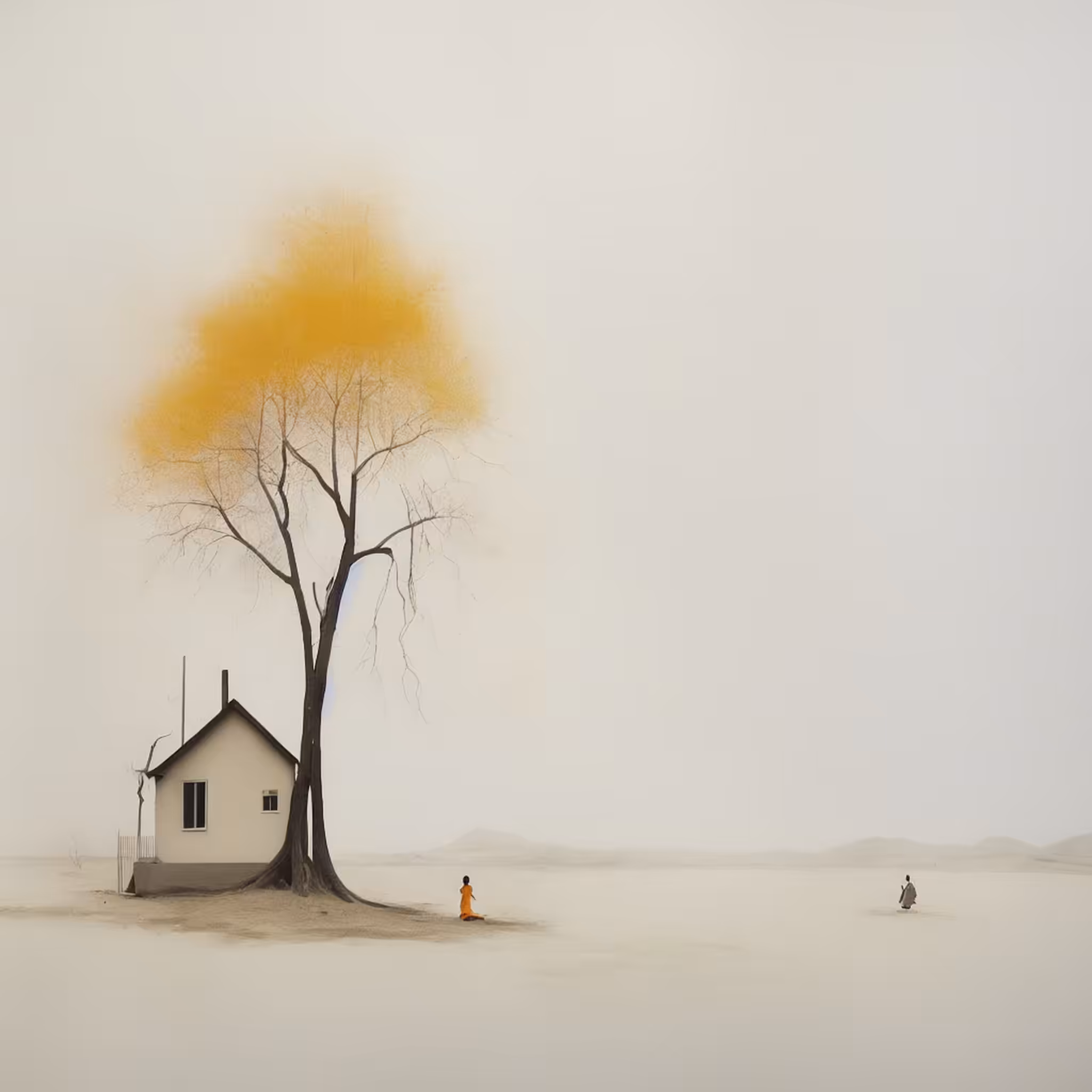 Yellow Trees and Houses - 1 #14