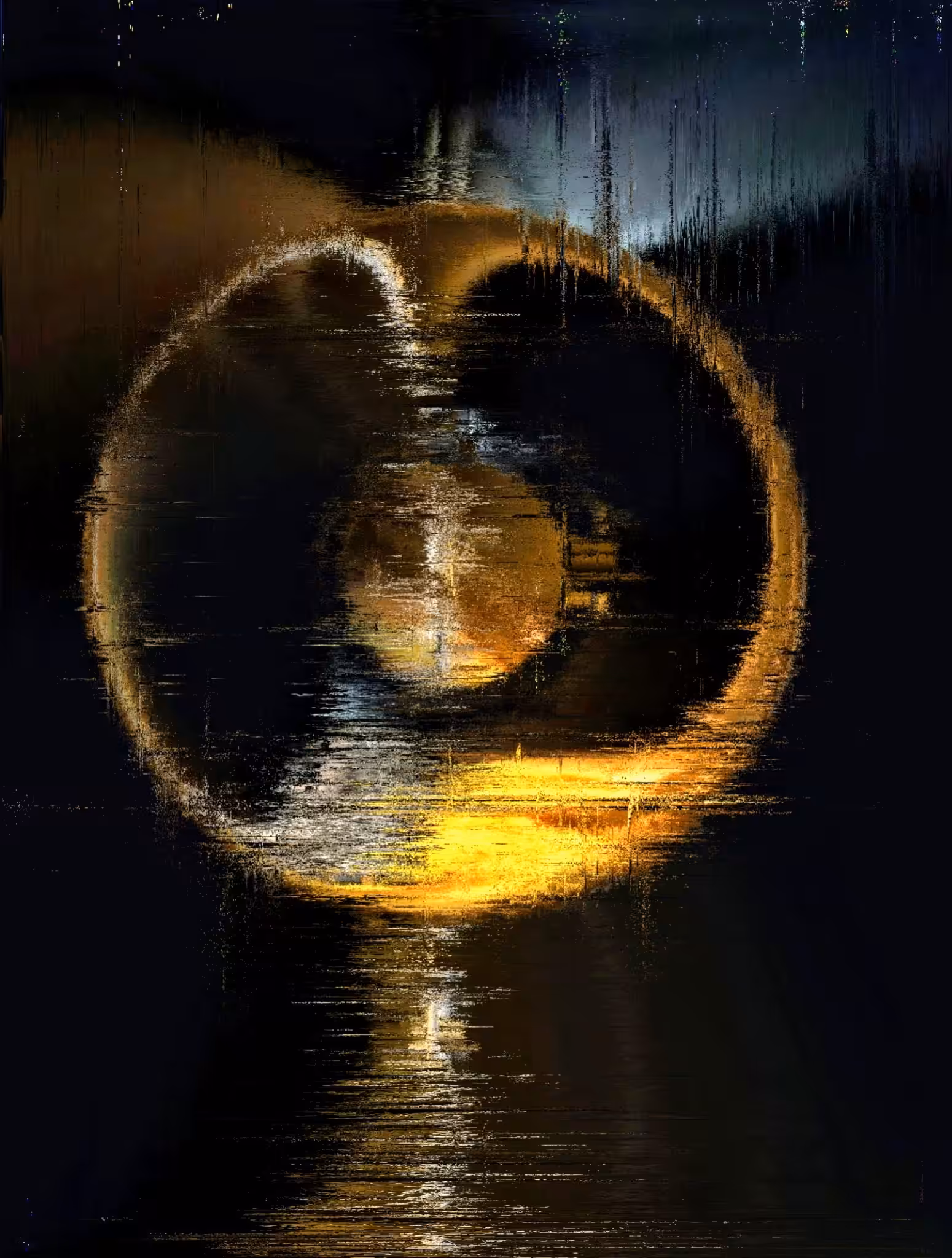 Fleeing figure