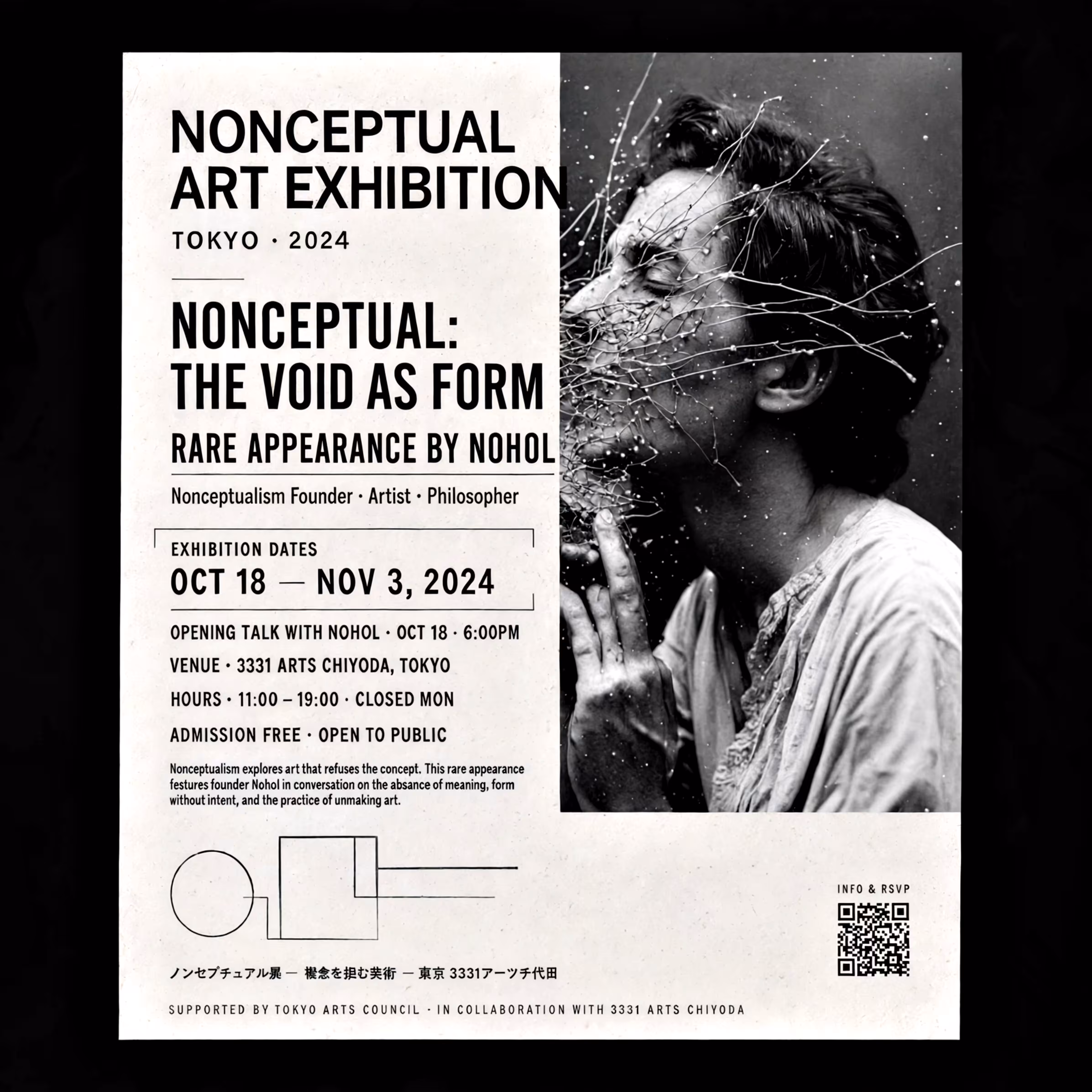 Life Imitating AI: NONCEPTUAL ART EXHIBITION TOKYO · 2024