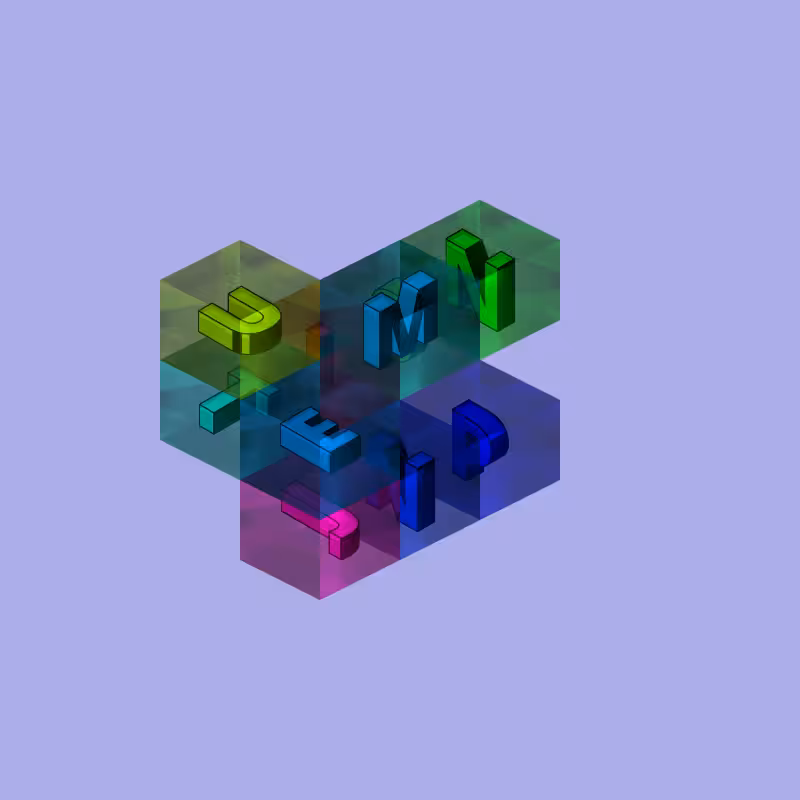 Letters in glass #19