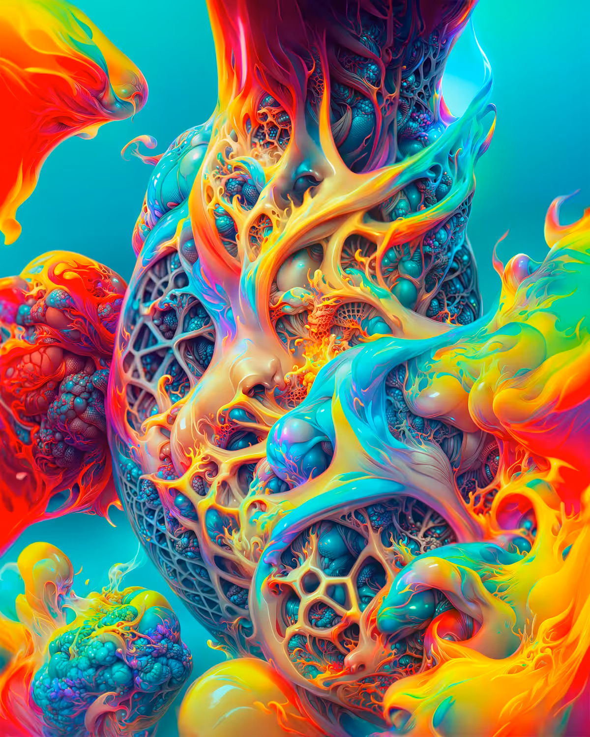 Colored Heart.