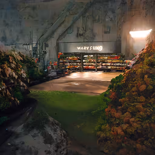 Food Storage In An Underground Bunker B