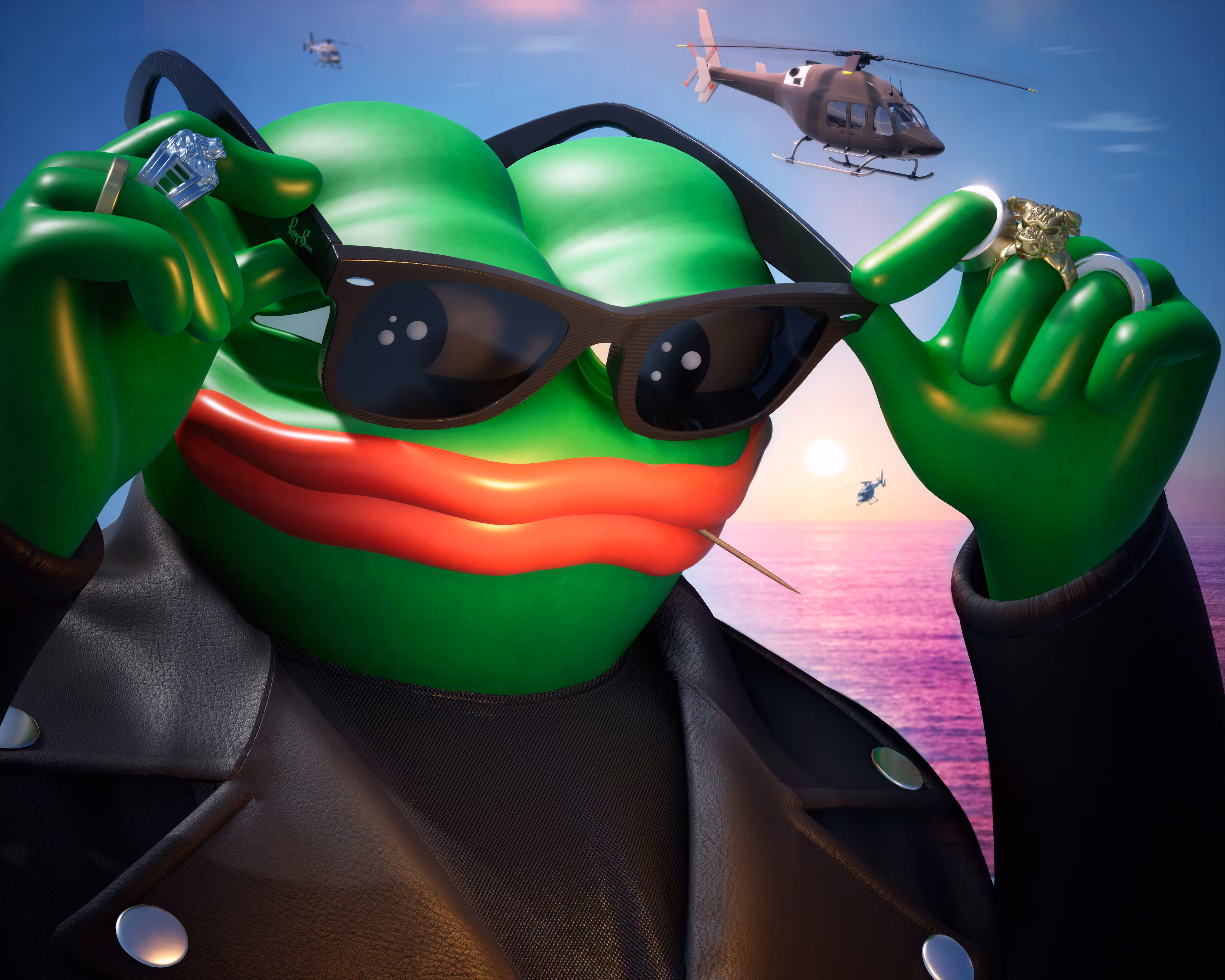 Cool Pepe 😎👍👍