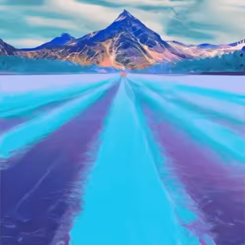 Generated Glitch Landscape #12