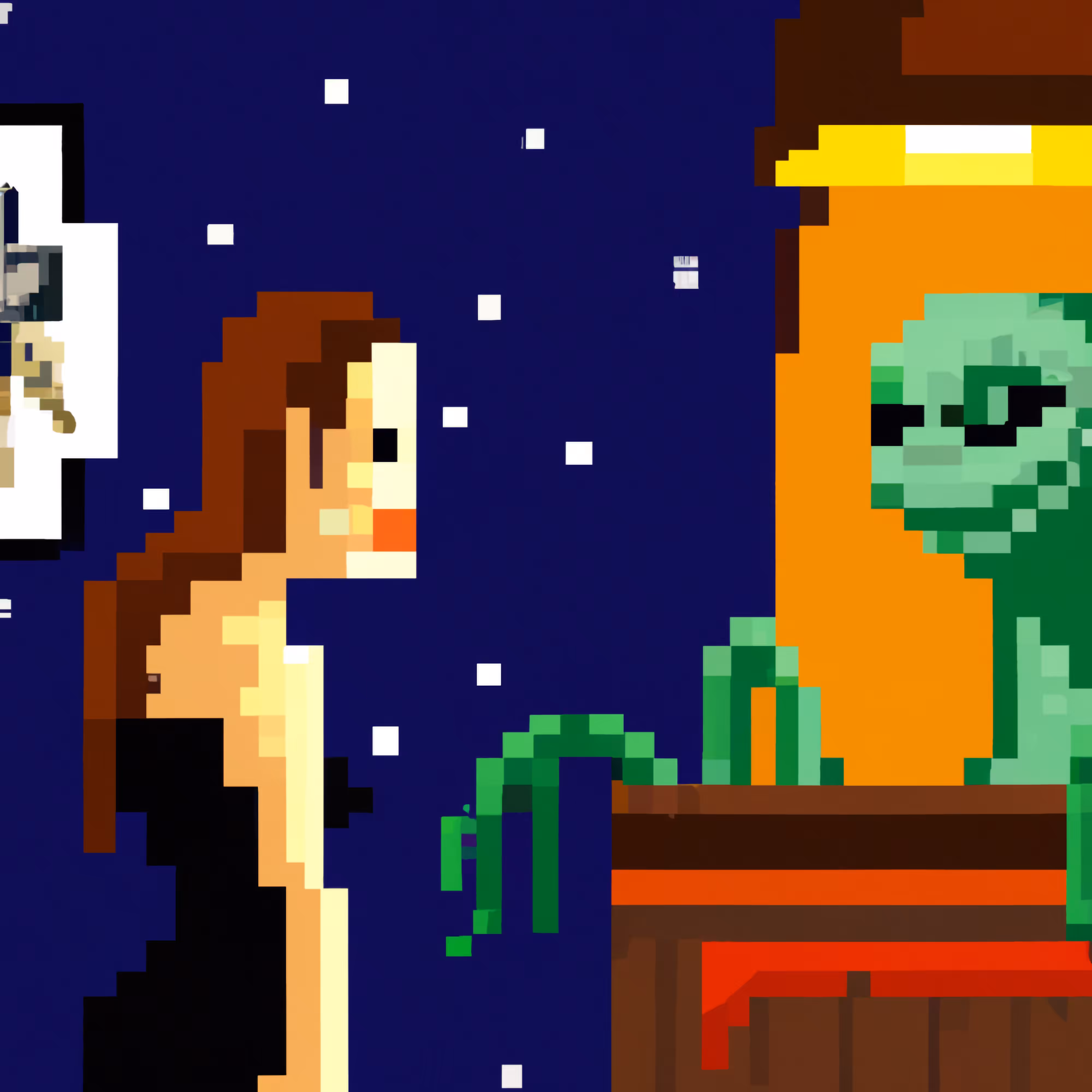 Mona Lisa Meets an Alien in a Bar #4