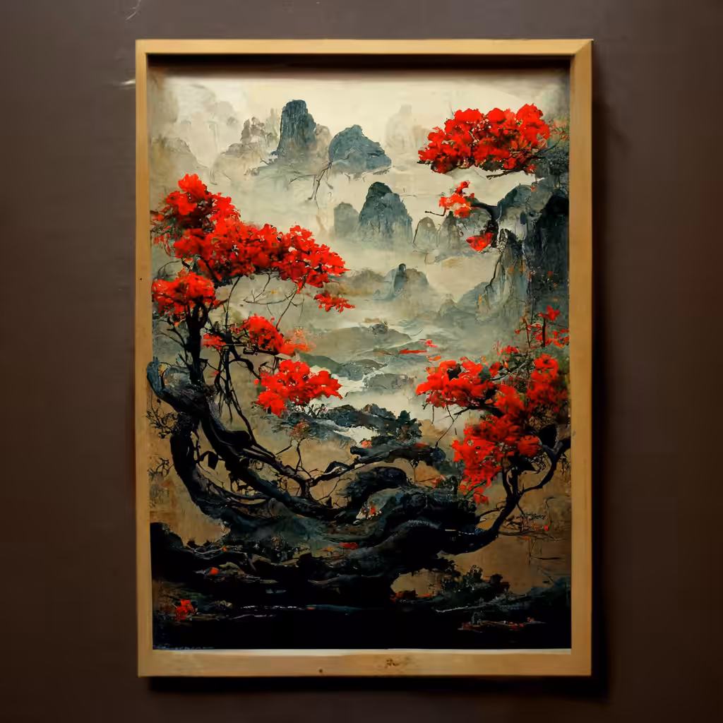Mountains and trees #3