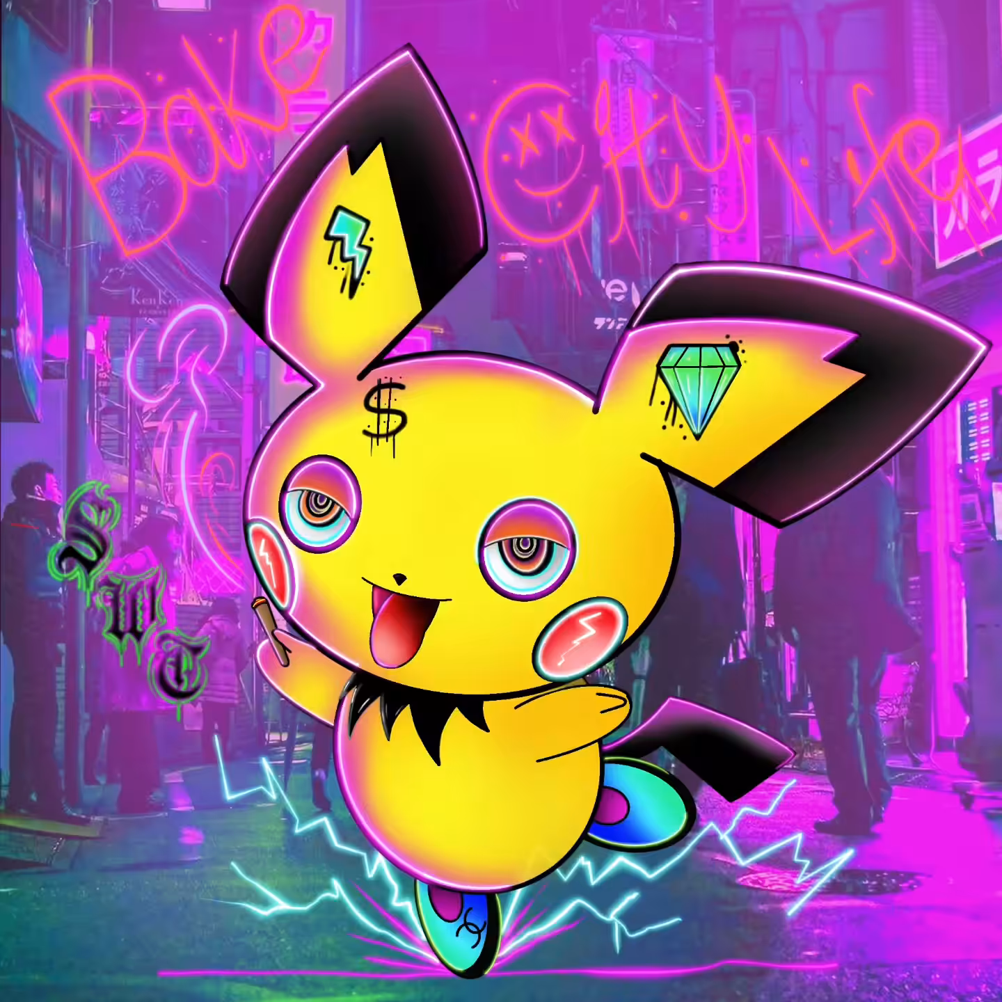 Tokyo Toke King Pichu Rare