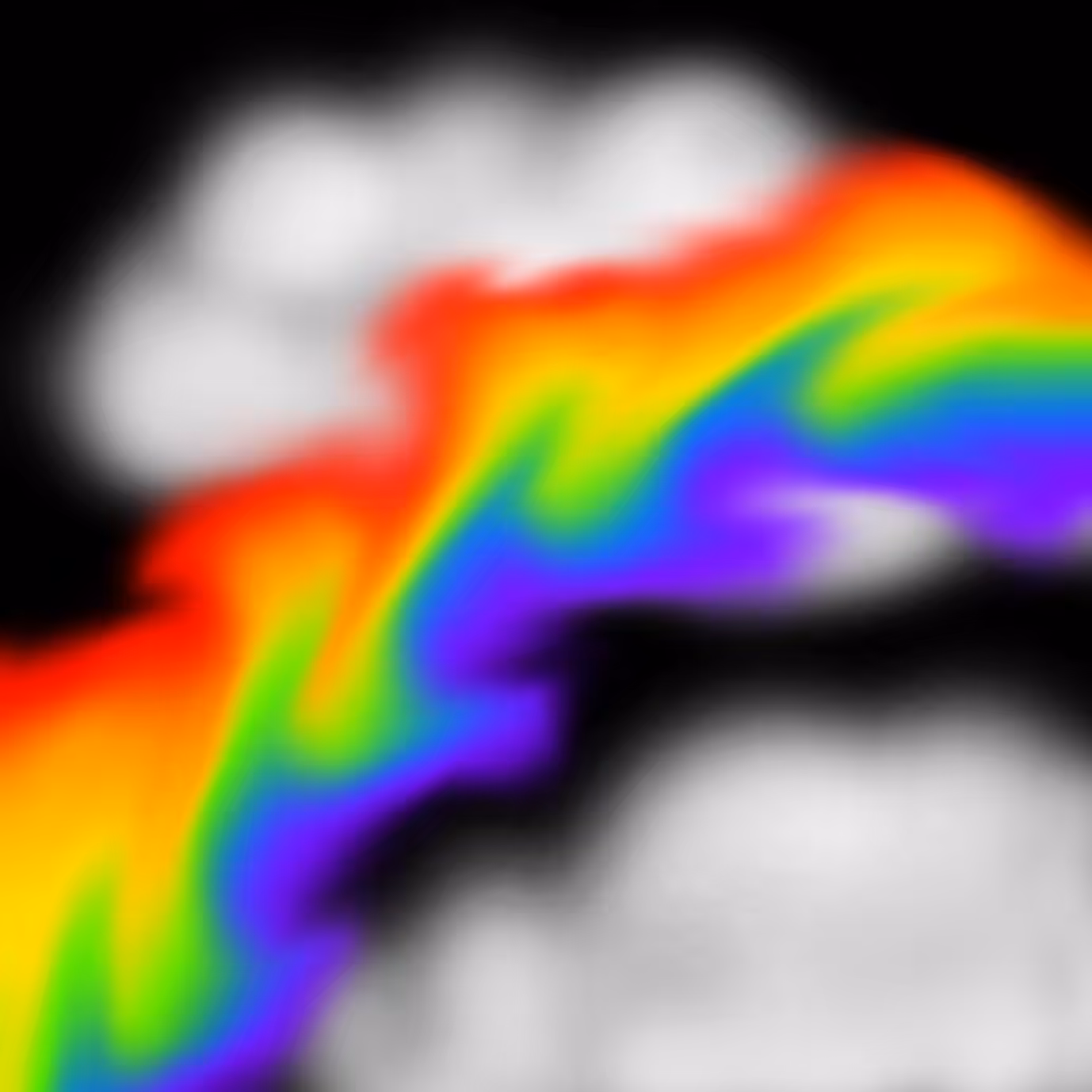 Trippy rainbow