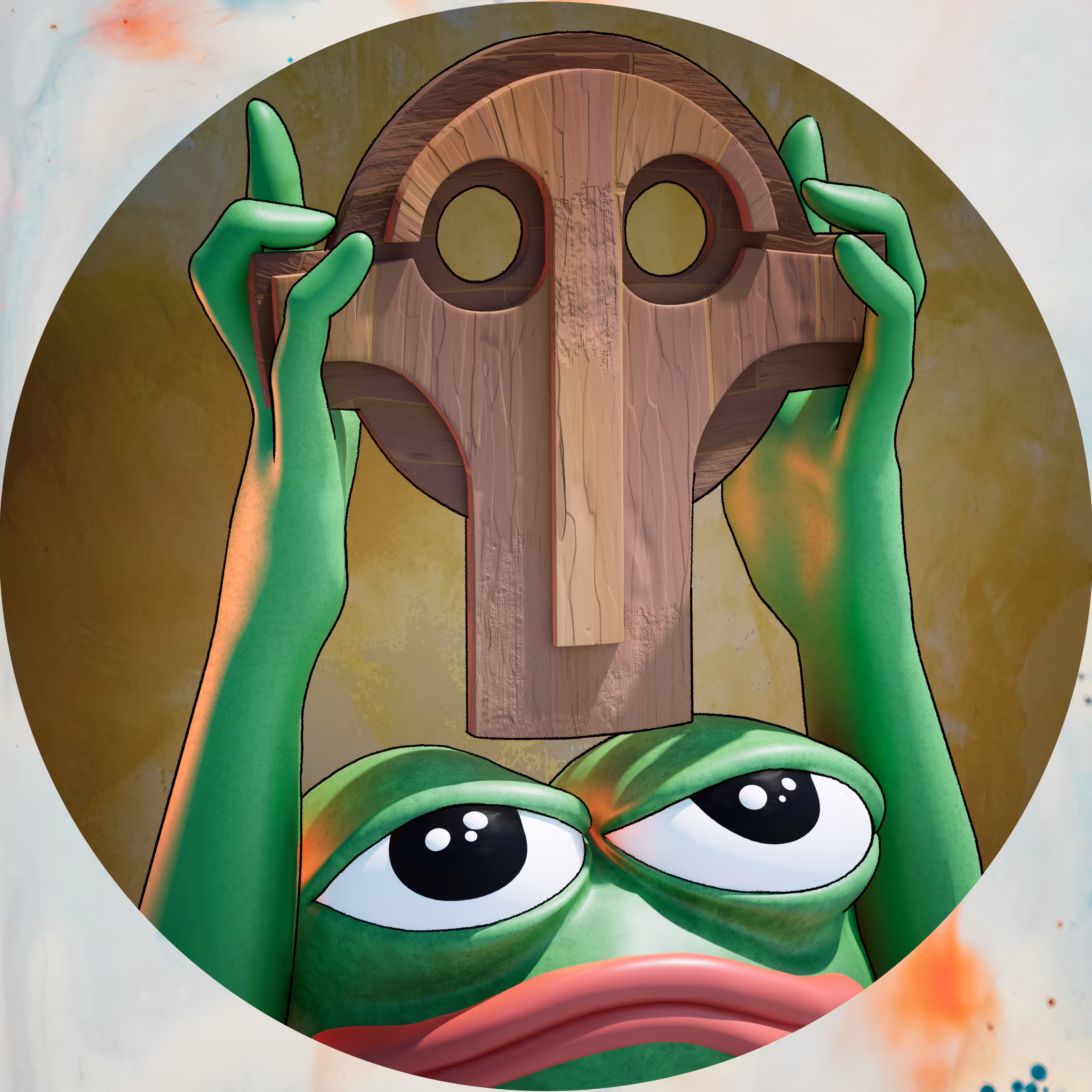 MASK OF PEPE - The Soul of Wood