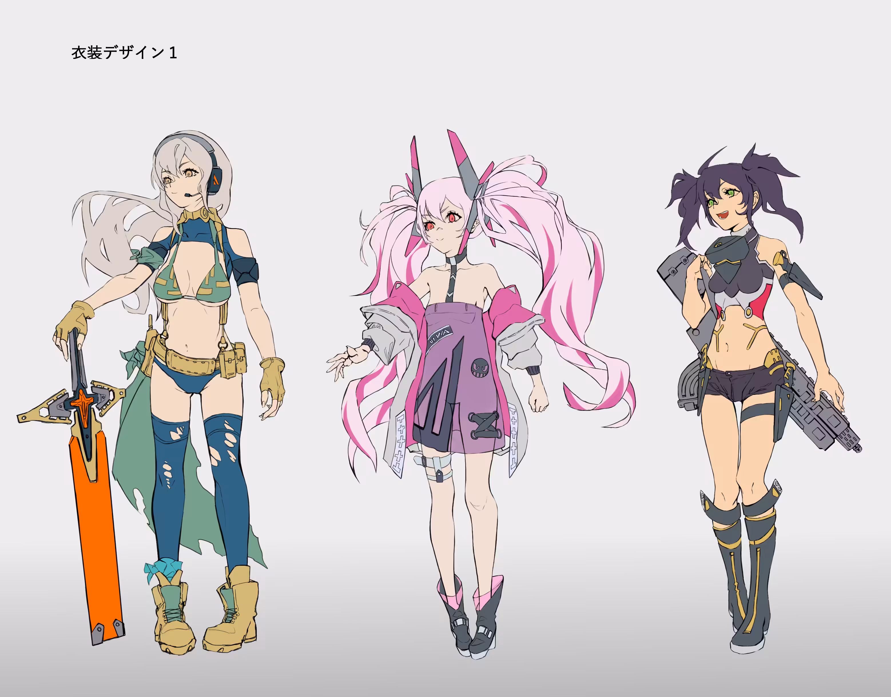 Three in the Wasteland - Costume Design Type A -