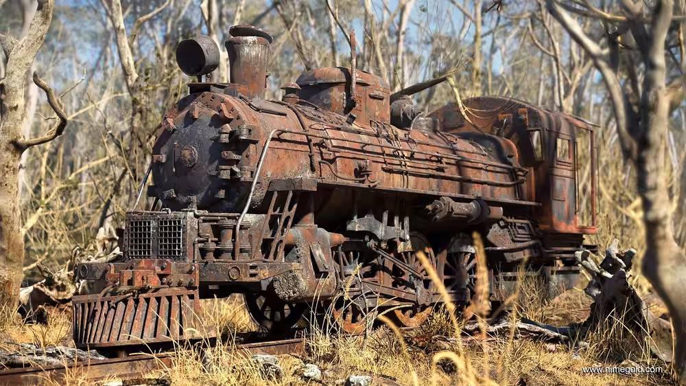 Steam locomotive_Rust Mode