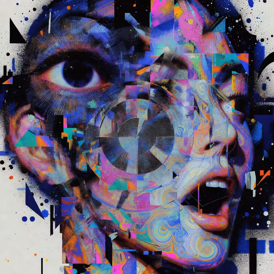 A primal scream in a cyclone of pixels – or – What is art if not a howl of meaning? 
