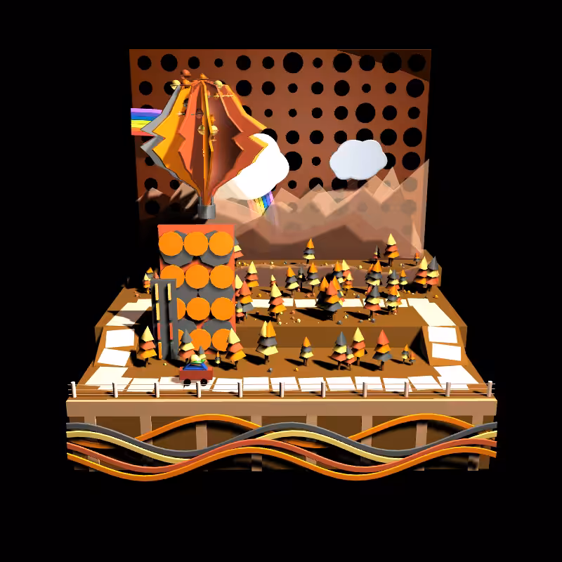 Paper Art 3D #112