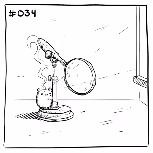Suicidal Hamster #034 - Magnifying Glass