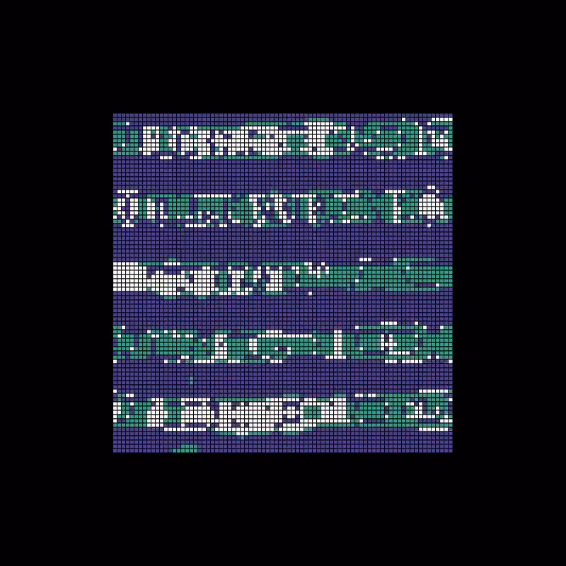 fractal memory cellular automata - FMCA #2