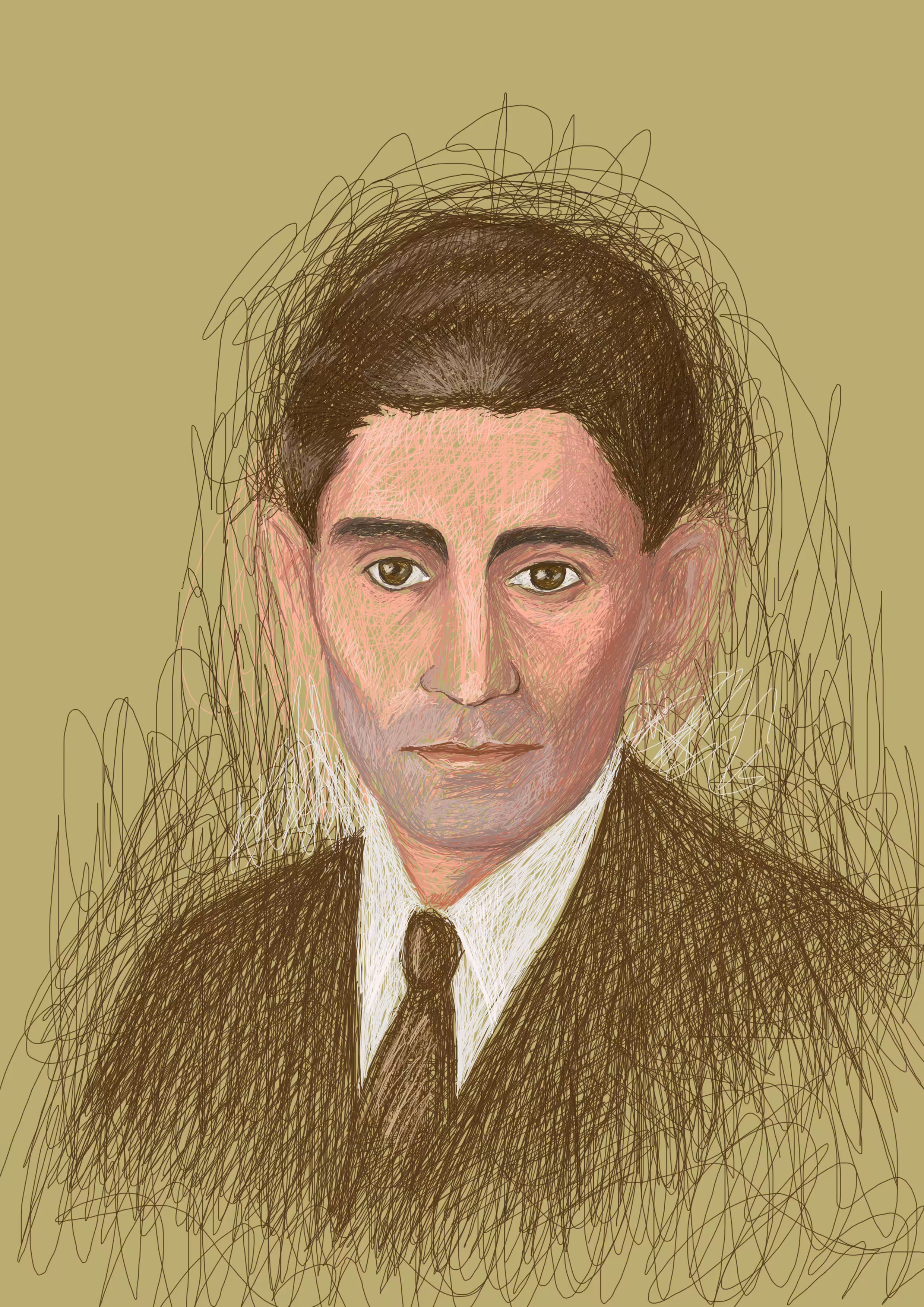 The magic of lines: Franz Kafka