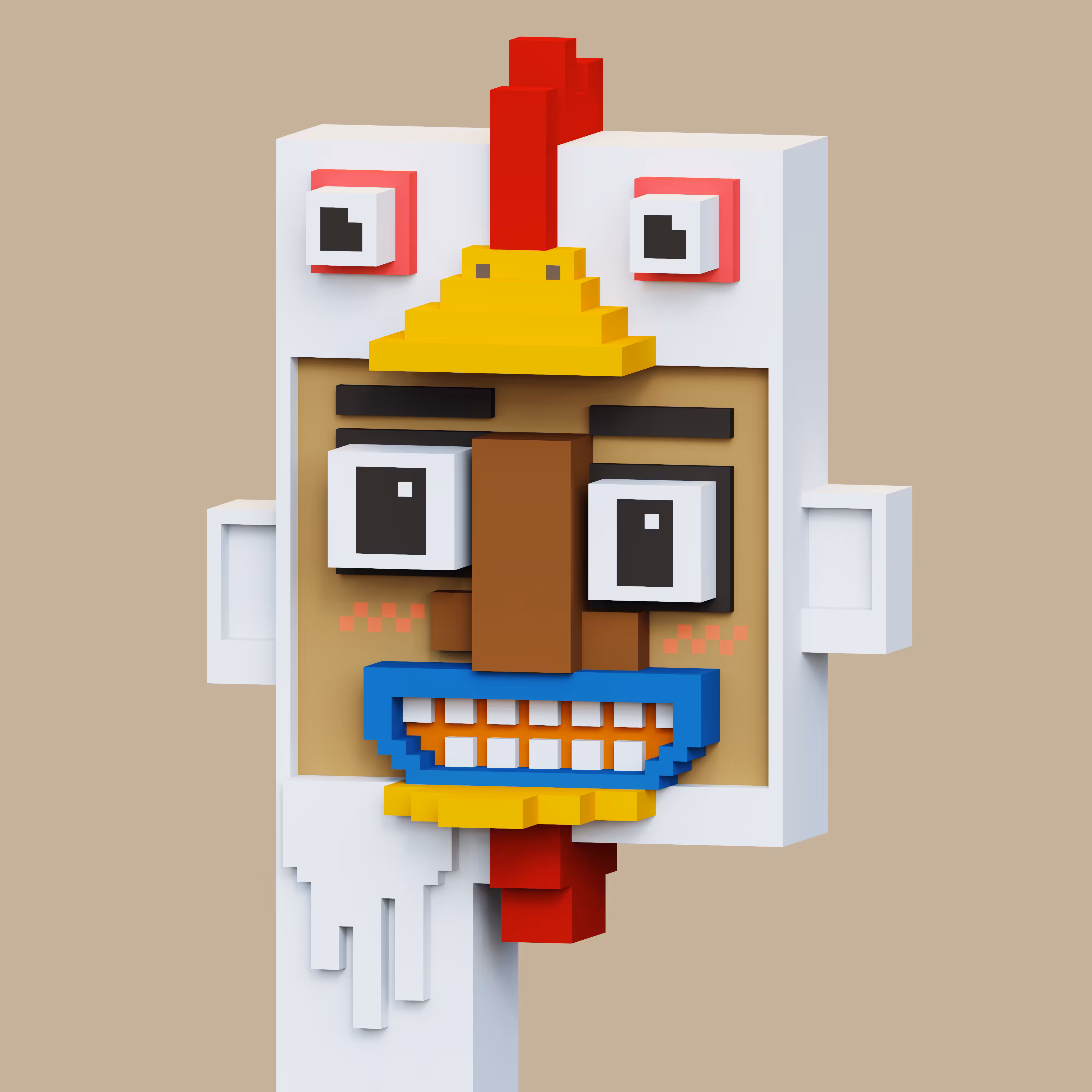 Pop Cubism Voxel 58