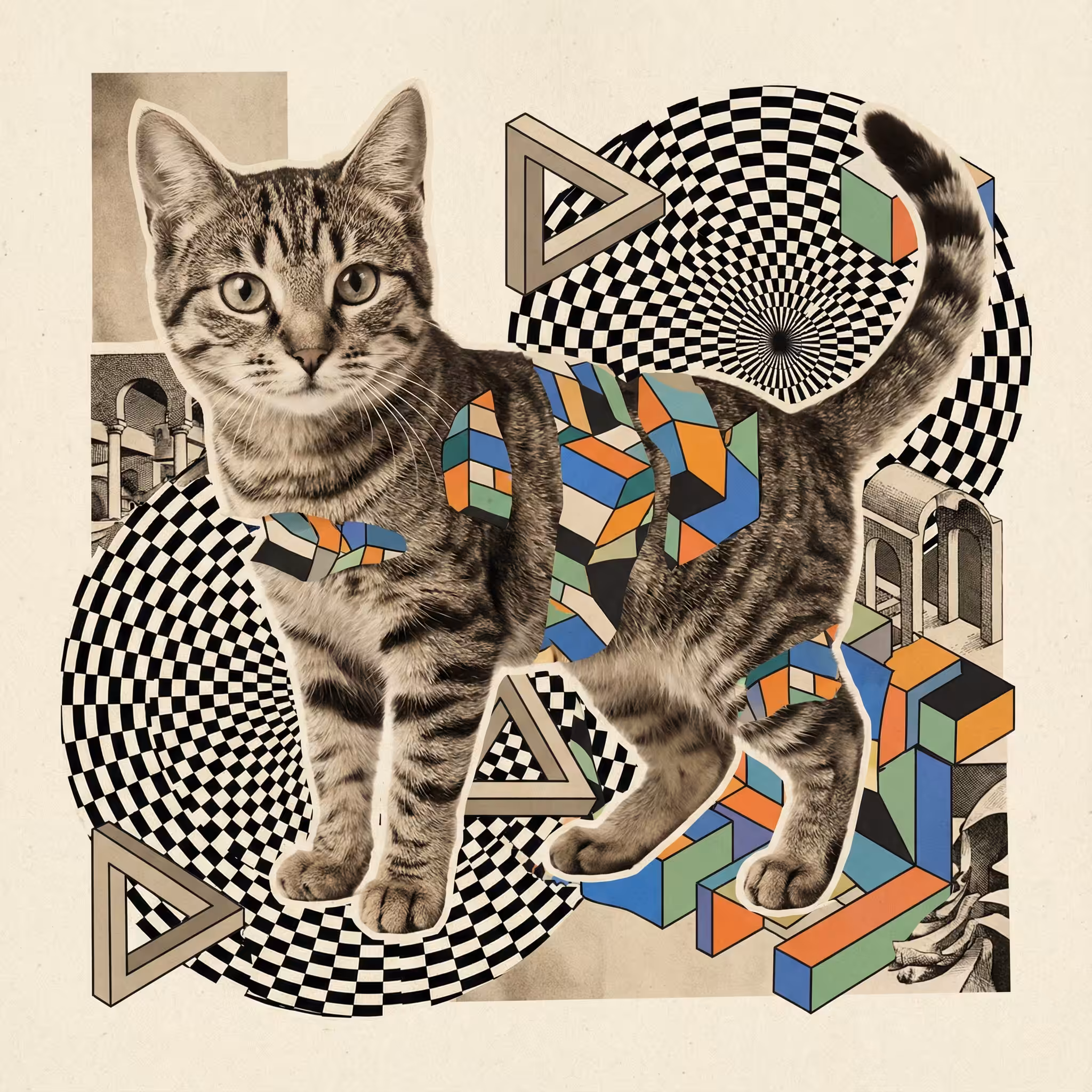 abstract cats #35