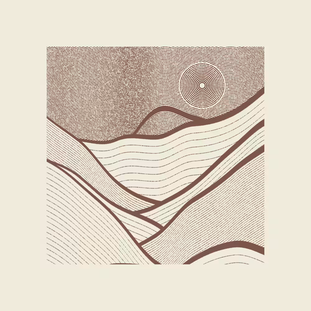 One color sketch #55