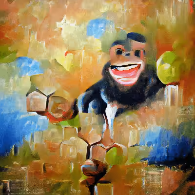 NFT Cryptodraw: Happy Ape