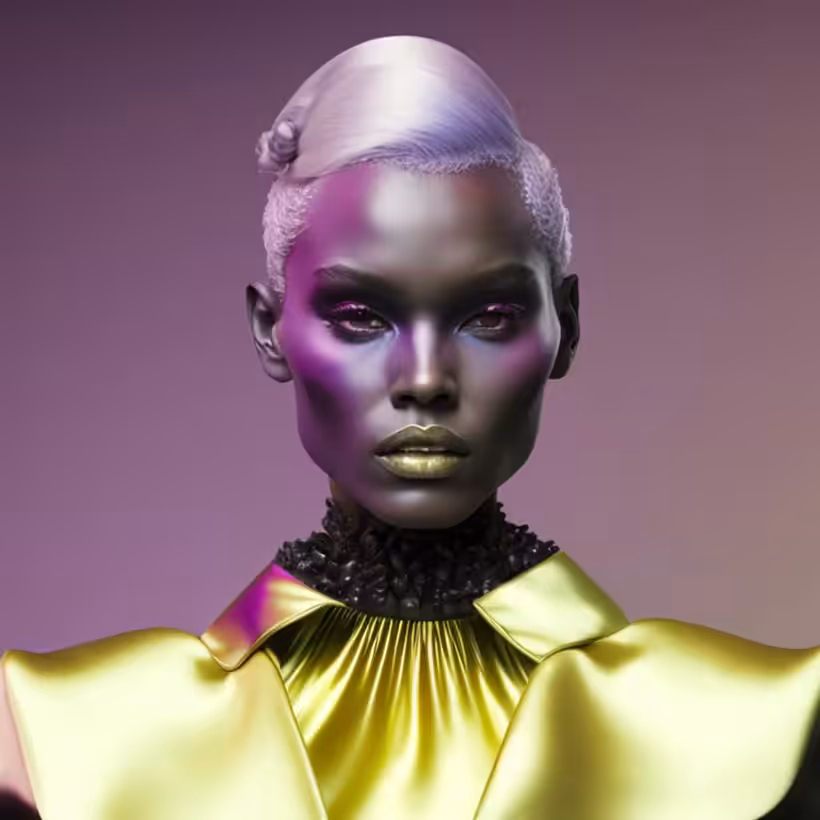 rotating portrait - fashion - light background