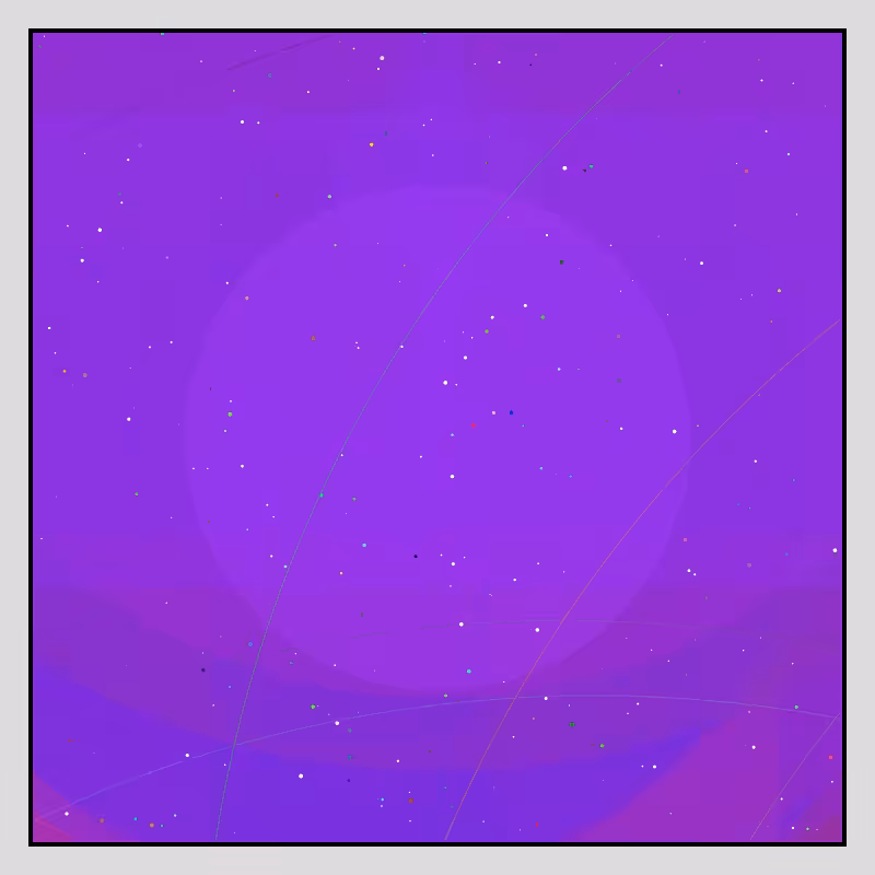Color Field Starry B #88