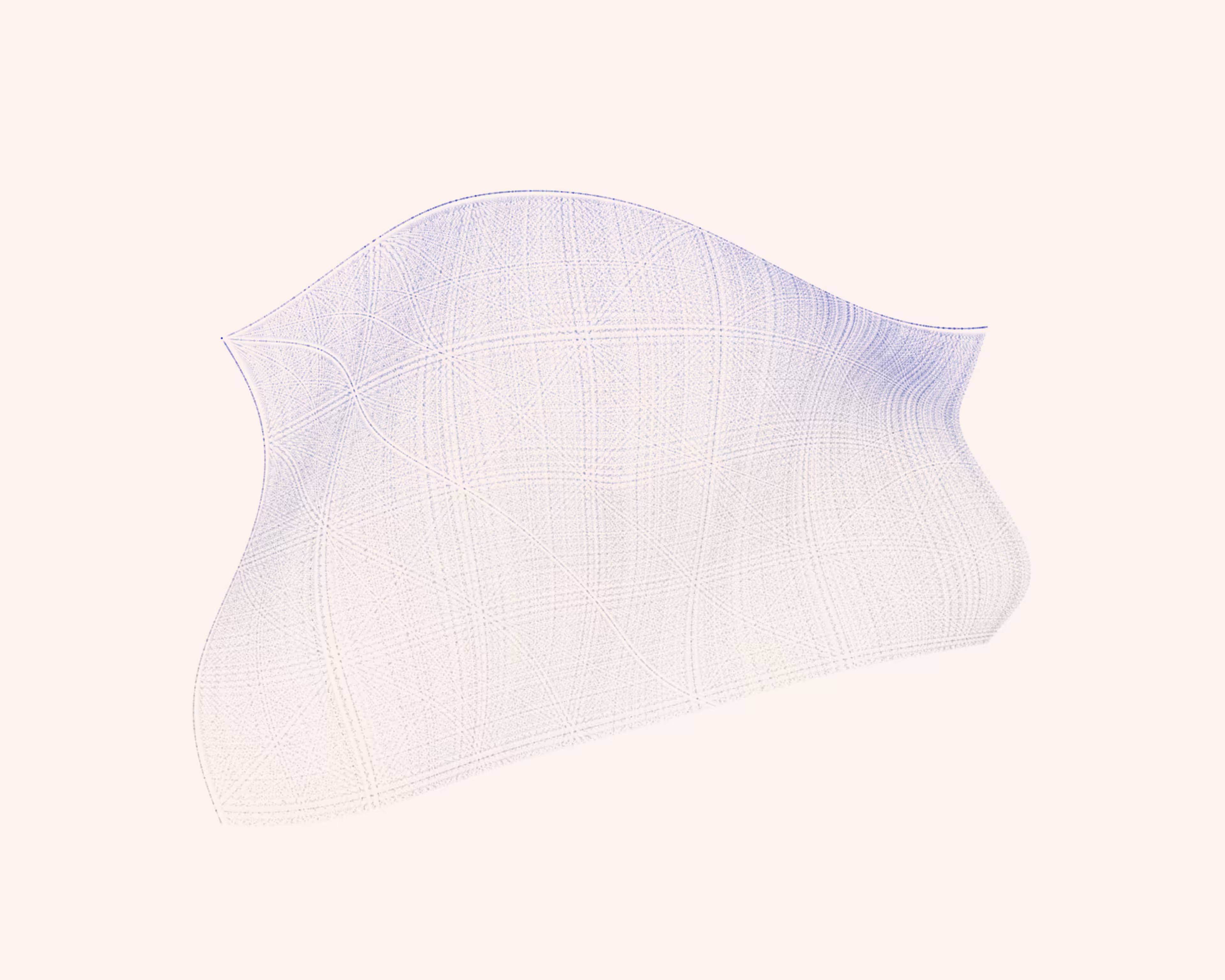 napkin on the floor, purple